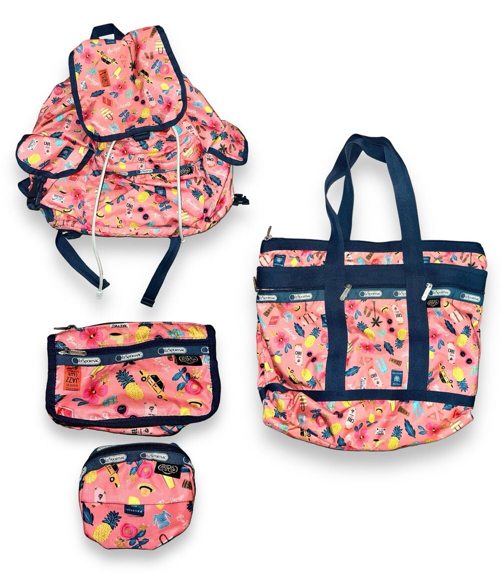 Le sport sac rifle paper co Bon Voyage bag bundle